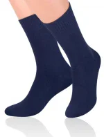 Pánské ponožky 015 Frotte dark blue - Steven