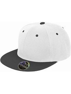Result Headwear RC 082X 6 panelová kšiltovka s plochým kšiltem 28.082X white/black