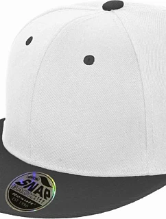 Result Headwear RC 082X 6 panelová kšiltovka s plochým kšiltem 28.082X white/black