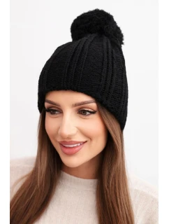 Fleecová čepice  hnědá model 21865226 - K-Fashion