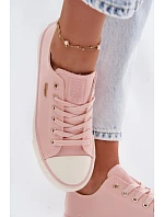 Dámské Nízké Tenisky Růžové Big Star TT274776