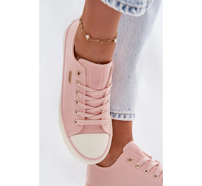 Dámské Nízké Tenisky Růžové Big Star TT274776