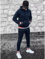 Pánské tmavě modré tepláky model 21967218 - Dstreet