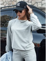 MILIAN dámská tepláková souprava světle šedá FashionStreet AY1103