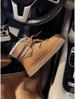 Dámské zateplené sněhule LUXSNUG camel FashionStreet ZY0570