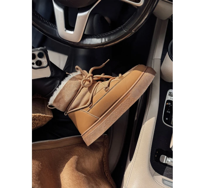 Dámské zateplené sněhule LUXSNUG camel FashionStreet ZY0570