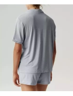 Pyžamo model 20905134 kr/r S2XL dámské rozepínací - Atlantic