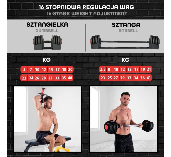 PRO SET sada 2v1 kg model 21810780 - HMS PRO SET sada 2v1 kg model 21810780 - HMS