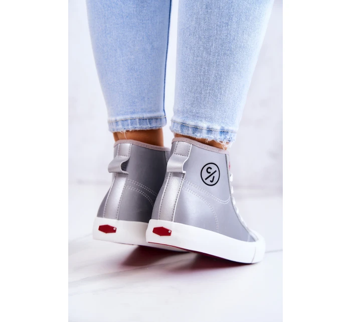 Dámské vysoké tenisky model 21578039 šedá - Cross Jeans