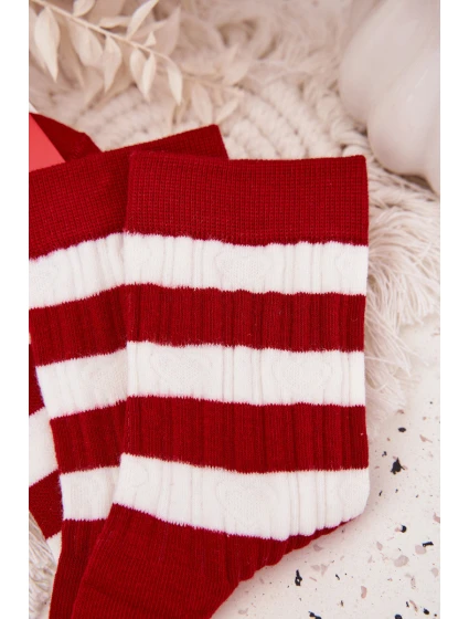 Dámské Vánoční Punčochy V Proužky model 21786656 - Aura.via