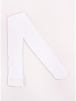 Yoclub Girl Opain Microfibre Opaque Openwork Pantyhose 30 Den RA-12/GIR/03/BIA White