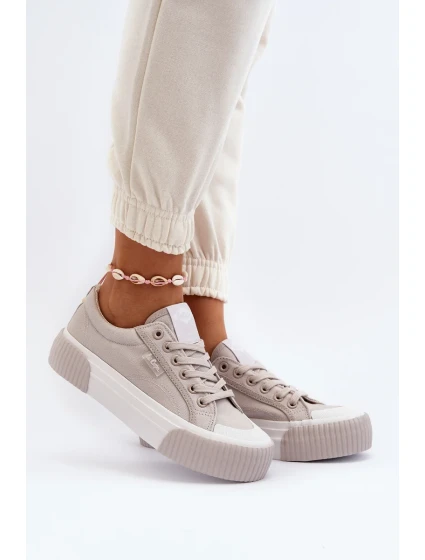 Dámské tenisky se silnou podrážkou Lee Cooper šedá Dámské tenisky se silnou podrážkou Lee Cooper šedá