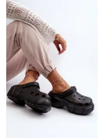 Dámské pěnové pantofle na masivní podrážce černá Witima Dámské pěnové pantofle na masivní podrážce černá Witima