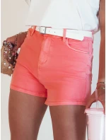 Dámské džínové šortky GLAMWEAR růžové FashionStreet SY0356