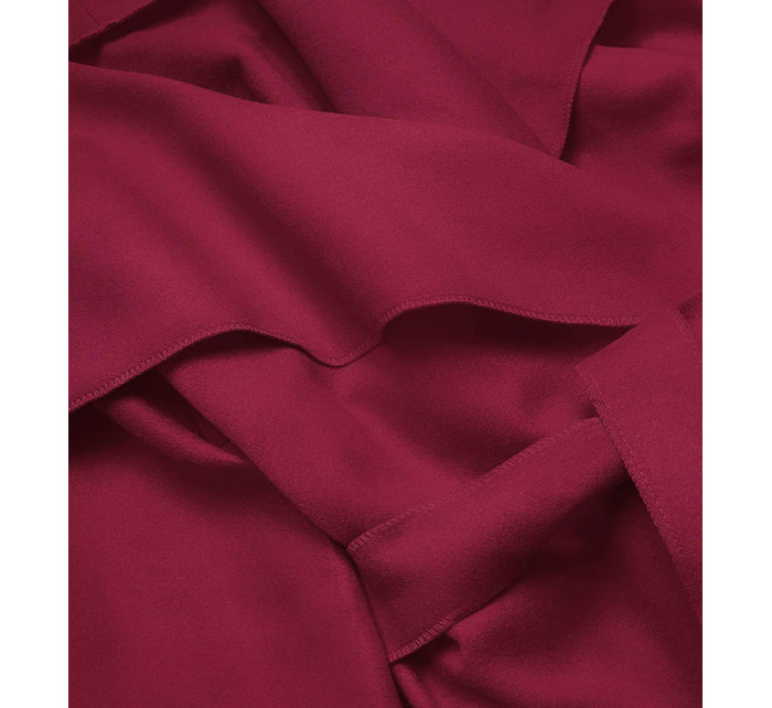 dámský kabát v červené barvě model 19652331 - MADE IN ITALY