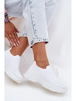 Materiálové Sportovní Dámské Boty Bílé model 22107401 - Boto