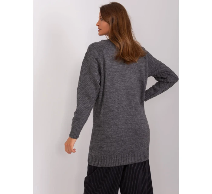 BA SW 8013 jumper.14P tmavě šedá BA SW 8013 jumper.14P tmavě šedá