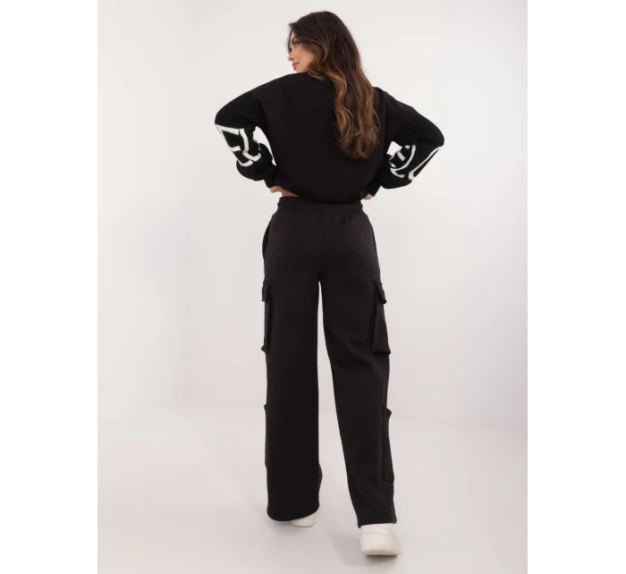 Spodnie model 20614056 czarny - FPrice Spodnie model 20614056 czarny - FPrice