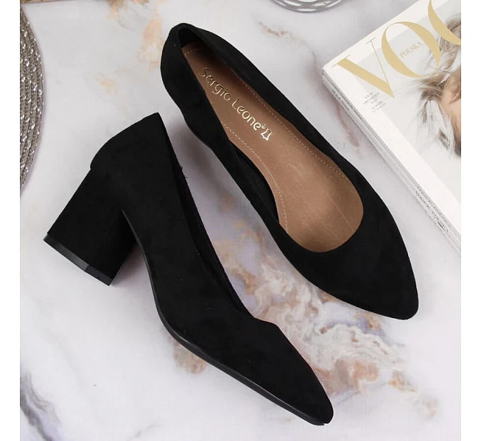 Dámské lodičky SK358A černé - Sergio Leone