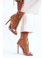 Sandály na podpatku model 183496 Step in style Sandály na podpatku model 183496 Step in style