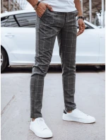 Pánské volnočasové kalhoty tmavě šedé FashionStreet UX4396