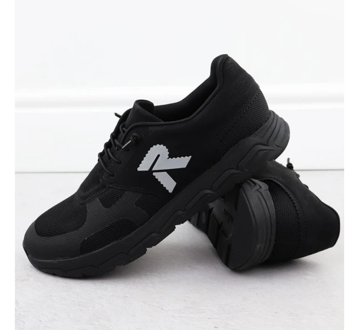 Pánská černá sportovní obuv Rieker 09100-00