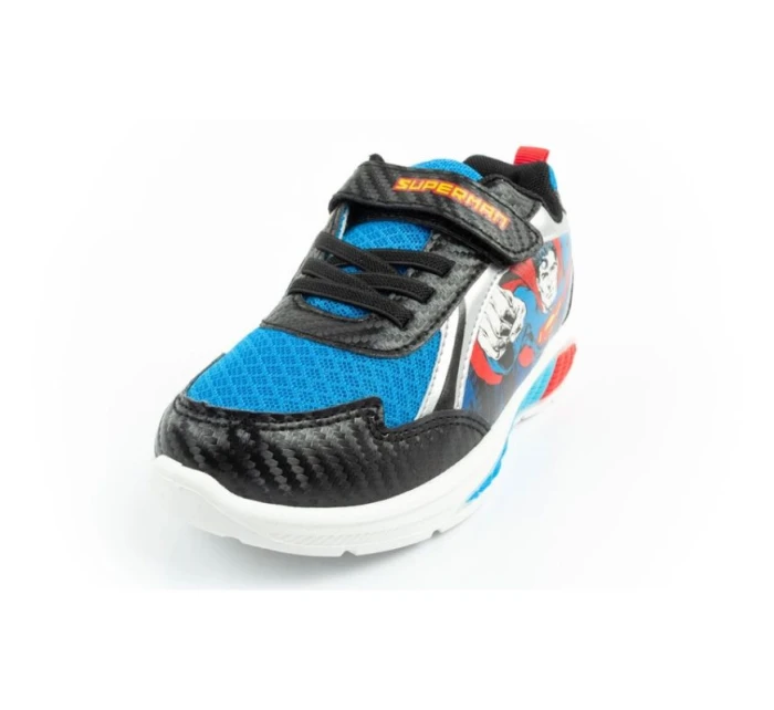 Leomil dětské sportovní boty tenisky pro chlapce Superman LED