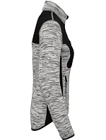Dámská pracovní pletená fleecová bunda 20. light grey melange/black model 22448840 - WK Dámská pracovní pletená fleecová bunda 20. light grey melange/black model 22448840 - WK
