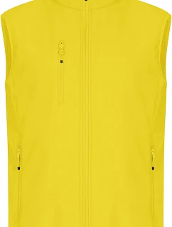 Classic Softshell Vest M Pánská 3vrstvá softshellová vesta model 22471250 lemon - Clique