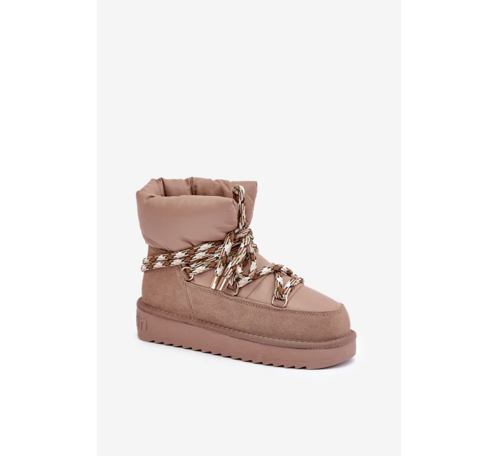 Semišové Sněhule Dámské S   Taupe model 21679986 - D.Franklin