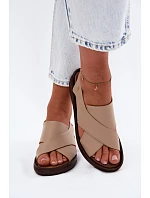Kožené dámské sandály model 22122918 - Zazoo