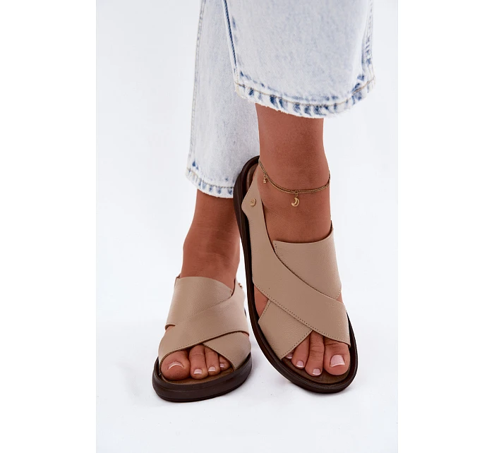 Kožené dámské sandály model 22122918 - Zazoo