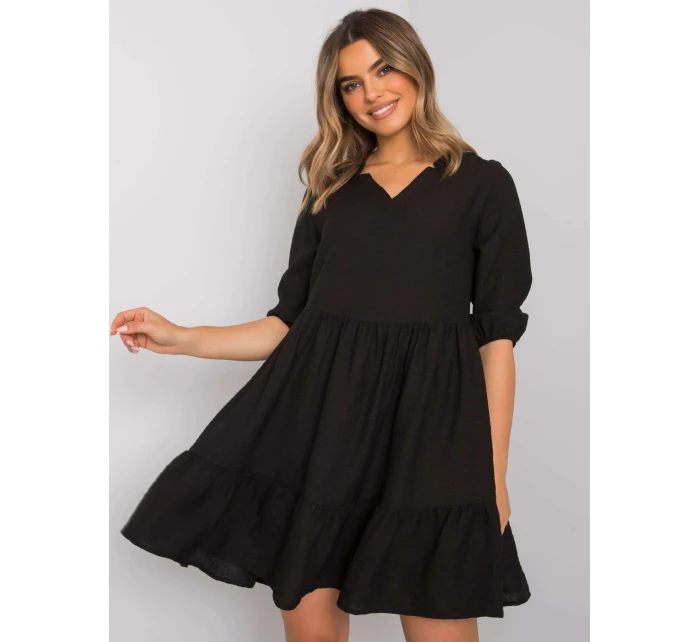 Šaty EM SK 004.06 černá Šaty EM SK 004.06 černá