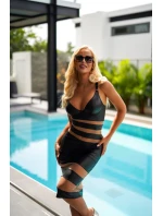 Šaty V-10879 černé - Axami