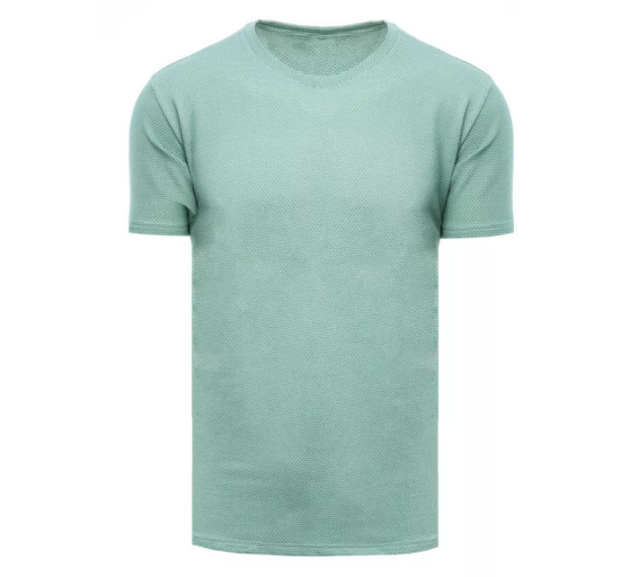 Pánské světle zelené vzorované tričko Dstreet RX4924