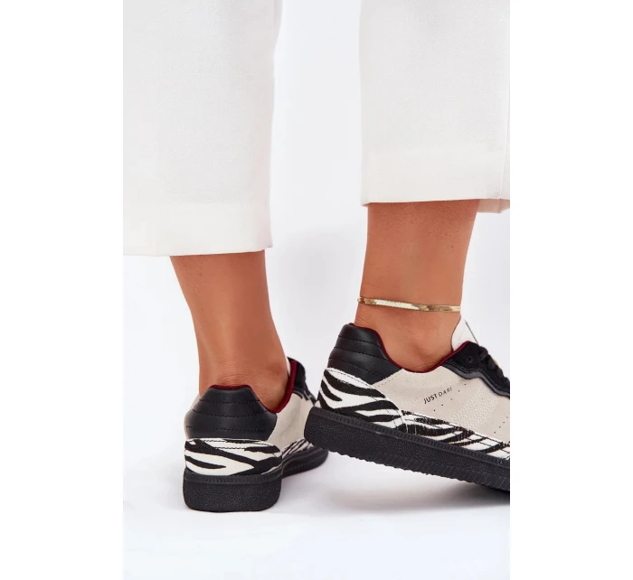 Dámské sneakers  Just Dare se vzorem – béžové model 21883416 - Kesi