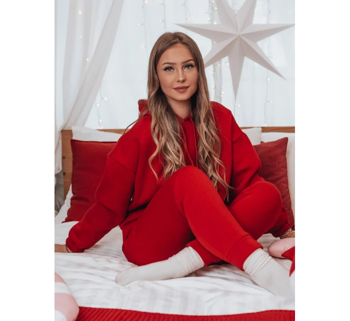 KSENIIA PREMIUM dámská tepláková souprava červená FashionStreet AY1112