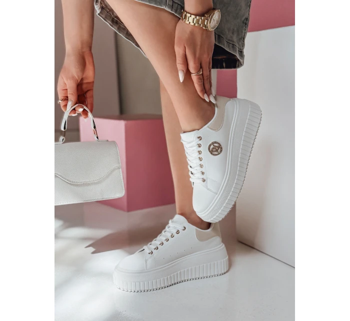 Dámské tenisky na platformě KITNOT beige FashionStreet ZY0921 Dámské tenisky na platformě KITNOT beige FashionStreet ZY0921