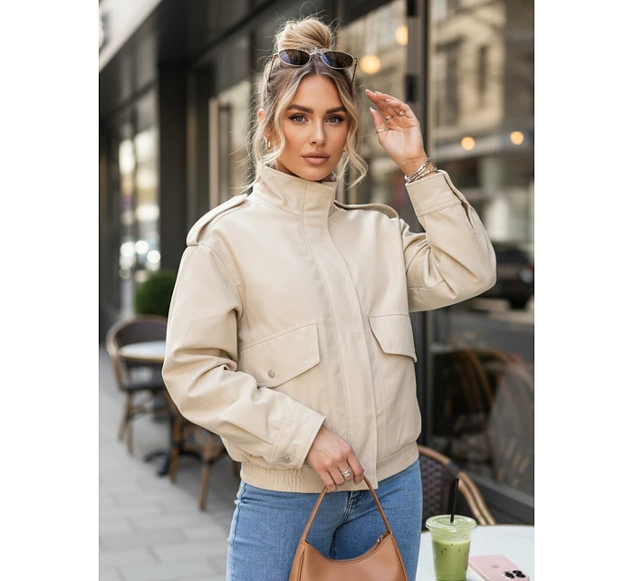 Kurtka damska  beżowa model 22092221 - FashionStreet