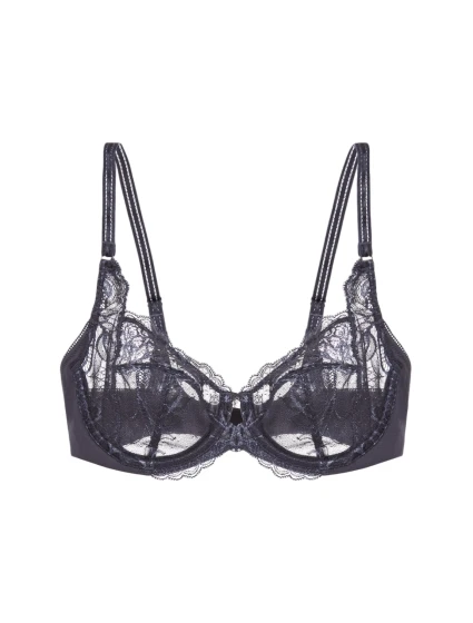 Dámská podprsenka Wild Peony Florale W - GRAY - šedá 00DK - TRIUMPH