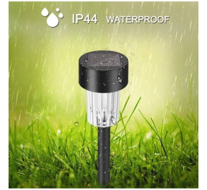 PLASTOVÁ SOLÁRNÍ LAMPA 4,5x31 cm LED - KIT.4 ks