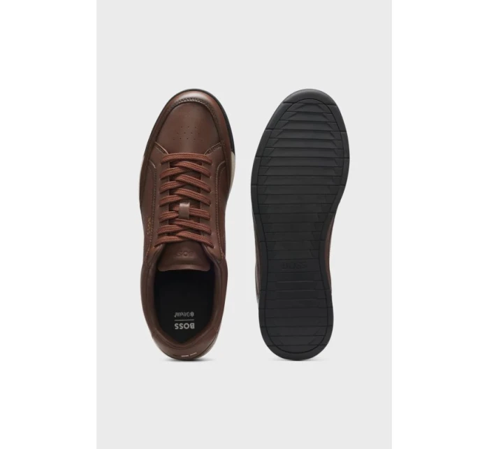 BOSS SNEAKER NITAN_LOWP_BU MEDIUM BROWN (50552880-210)