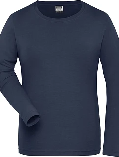 Daiber JN 1803 Dámské pracovní elast. tričko - Solid 02.1803 navy