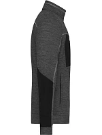 JN Pánská pletená fleecová bunda 02. black model 22532563 - Daiber