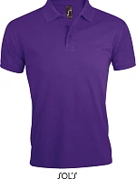 SOL'S Prime Men Pánské piqué polo z těžké bavlny 25.0571 dark purple