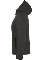Padded Hooded Softshell Women Dámská zateplená softshellová bunda s kapucí model 22454959 dark grey - Clique Padded Hooded Softshell Women Dámská zateplená softshellová bunda s kapucí model 22454959 dark grey - Clique