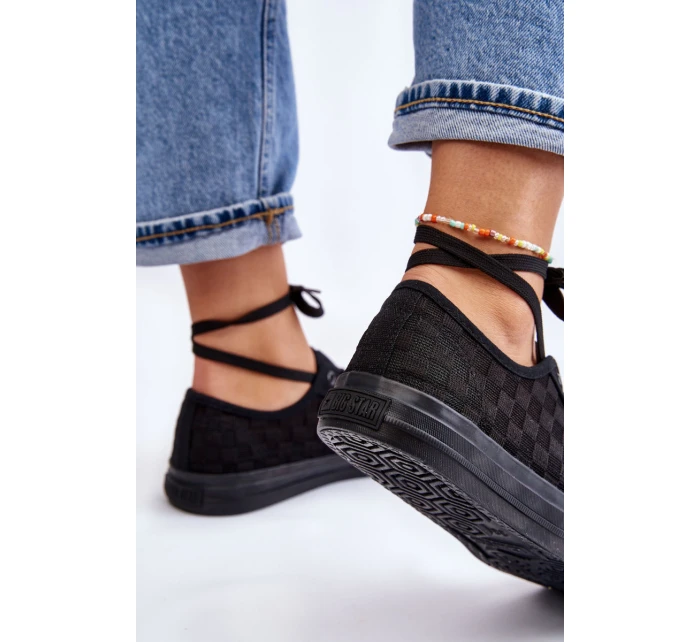 Klasické nízké tenisky Big Star model 21608519 černé - Big Star Shoes Klasické nízké tenisky Big Star model 21608519 černé - Big Star Shoes