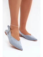 Dámské baleríny S přezkou Modré model 21834818 - Boto Dámské baleríny S přezkou Modré model 21834818 - Boto