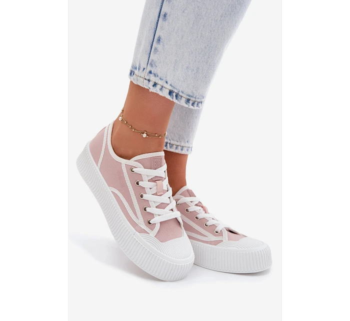 Dámské tenisky na platformě Big Star TT274270 Růžové