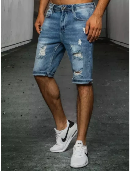 FashionStreet pánské modré džínové šortky SX1516 FashionStreet pánské modré džínové šortky SX1516